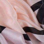 Amour Gold Printed Silk Scarf – view 2