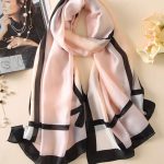 Amour Gold Printed Silk Scarf – view 3