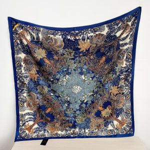 Blue Elegance Satin Silk Head Scarf – HeadScarf.pk