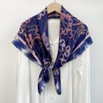 Blue Satin Silk Head Scarf – HeadScarf.pk