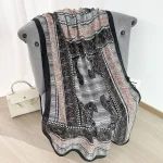 Albescent Printed Cotton Scarf – view 2