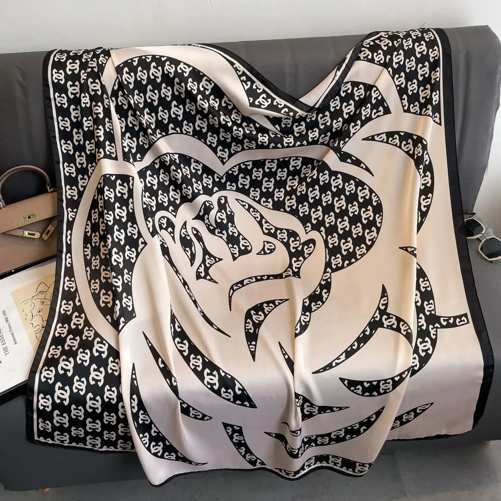 Bay Printed Silk Scarf – HeadScarf.pk