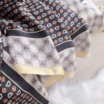 Rock Aura Printed Silk Scarf – view 3