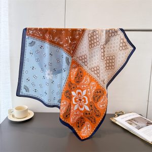 Brown Aura Satin Silk Neck Scarf – HeadScarf.pk