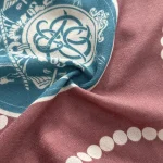 Pink Cotton-Feel Square Scarf – view 2