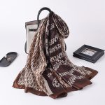 Coffee Royal Printed Silk Scarf – view 3