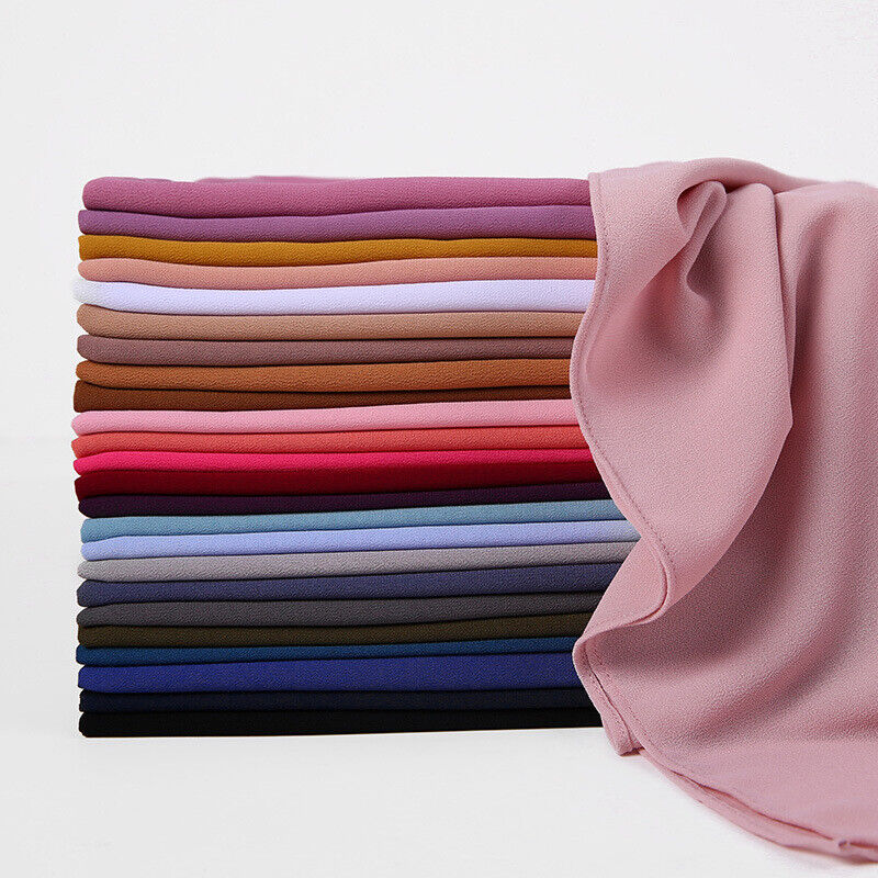 Bundle of 9 Hijabs Georgette Chiffon Hijab – HeadScarf.pk