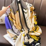 Wood Printed Silk Scarf – HeadScarf.pk