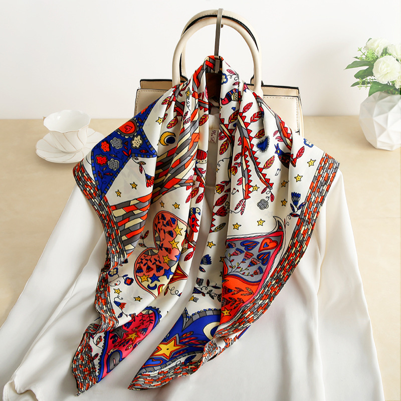 Bianca Satin Silk Head Scarf – view 2