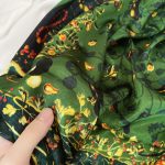 Green Radiant Printed Silk Scarf 2 – view 2