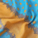 Orange Printed Cotton Scarf – view 2
