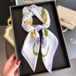 White Radiant Satin Silk Neck Scarf – HeadScarf.pk