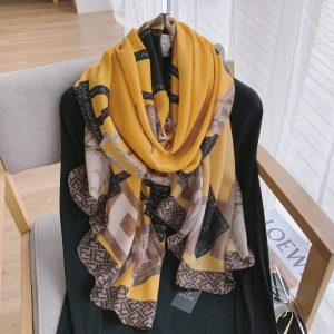 Gold Mystique Printed Cotton Scarf – HeadScarf.pk