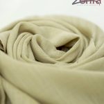 Yellow Cashmere Hijab – view 2