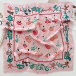 Pink Classic Satin Silk Neck Scarf – view 2