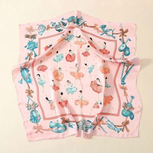 Pink Classic Satin Silk Neck Scarf – HeadScarf.pk