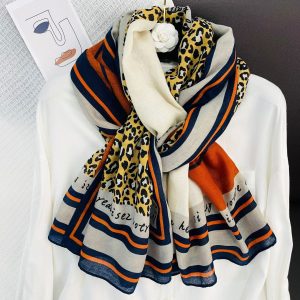 Red Printed Cotton Scarf – HeadScarf.pk