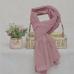 Pink Georgette Chiffon Hijab – HeadScarf.pk