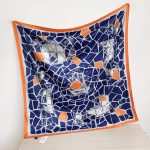 Blue Mystique Satin Silk Head Scarf 4 – HeadScarf.pk