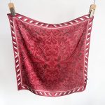 Red Satin Silk Neck Scarf – view 2