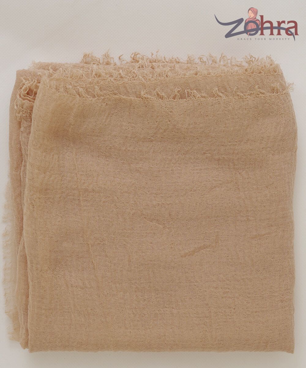 Taupe Crimps Hijab – view 2