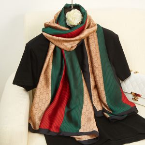 Cruel Green Printed Silk Scarf – HeadScarf.pk