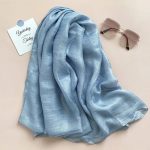 Blue Elegance Classic Scarf – HeadScarf.pk