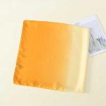 Cream Printed Silk Scarf – view 3