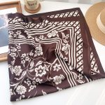 Purple Chic Satin Silk Head Scarf – view 3