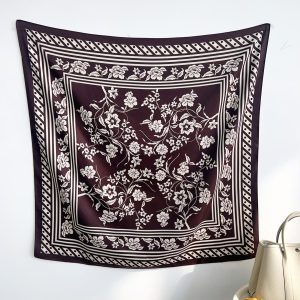 Purple Chic Satin Silk Head Scarf – HeadScarf.pk