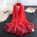 Dark Cotta Printed Chiffon Scarf – HeadScarf.pk