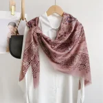 Pink Aura Cotton-Feel Square Scarf – HeadScarf.pk