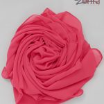 Rose Georgette Chiffon Hijab – view 3