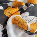 Saffron Printed Silk Scarf – view 3