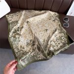 Green Chic Satin Silk Neck Scarf – view 3