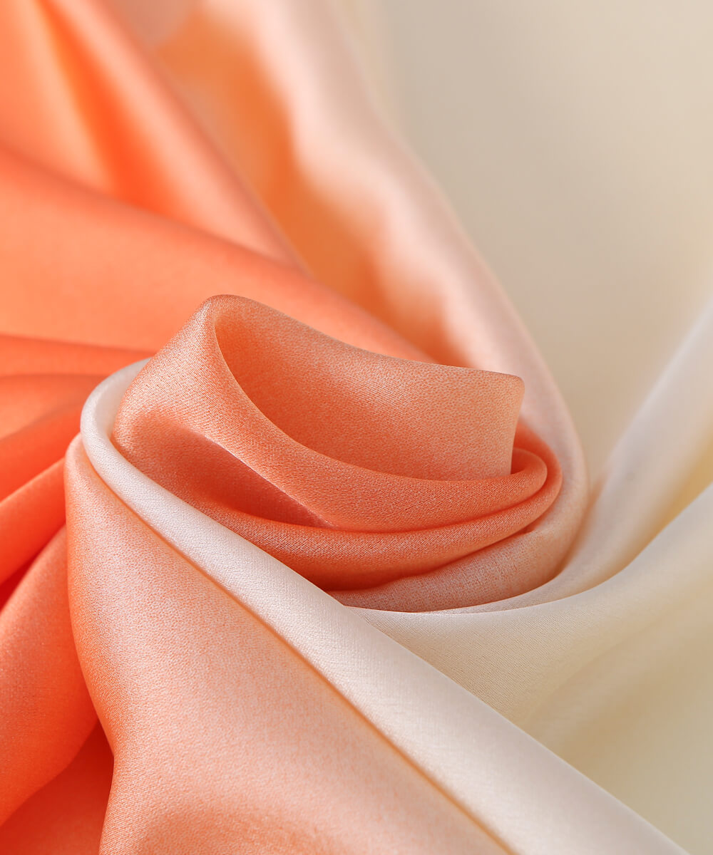 Double White Printed Silk Scarf – view 4