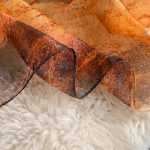 Fall Turmeric Printed Chiffon Scarf – view 3