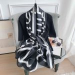 Patchwork Printed Silk Scarf – view 2