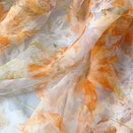 Orange Radiant Printed Chiffon Scarf – view 3