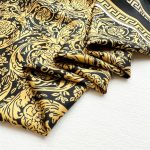 Mahogany Satin Silk Head Scarf – view 5