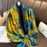 Blues Printed Silk Scarf – view 3