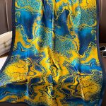 Blues Printed Silk Scarf – view 4