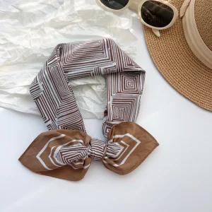Brown Cotton Bandana Scarf – HeadScarf.pk