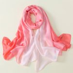 Peach Prime Printed Silk Scarf – HeadScarf.pk