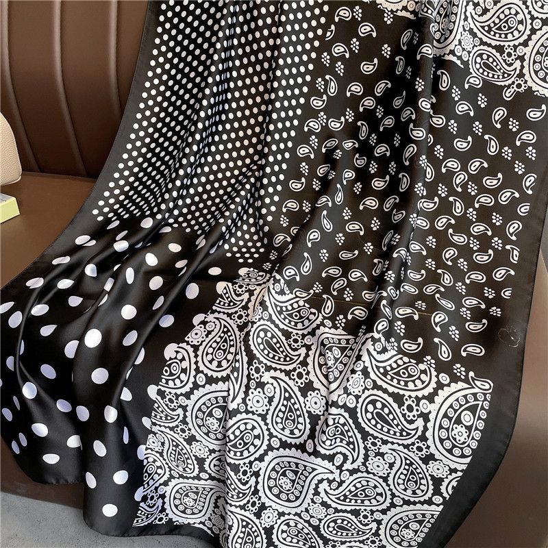 Rangoon Printed Silk Scarf – view 2