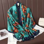 Patina Printed Silk Scarf – view 2