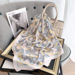 Chateau Satin Silk Neck Scarf – view 2