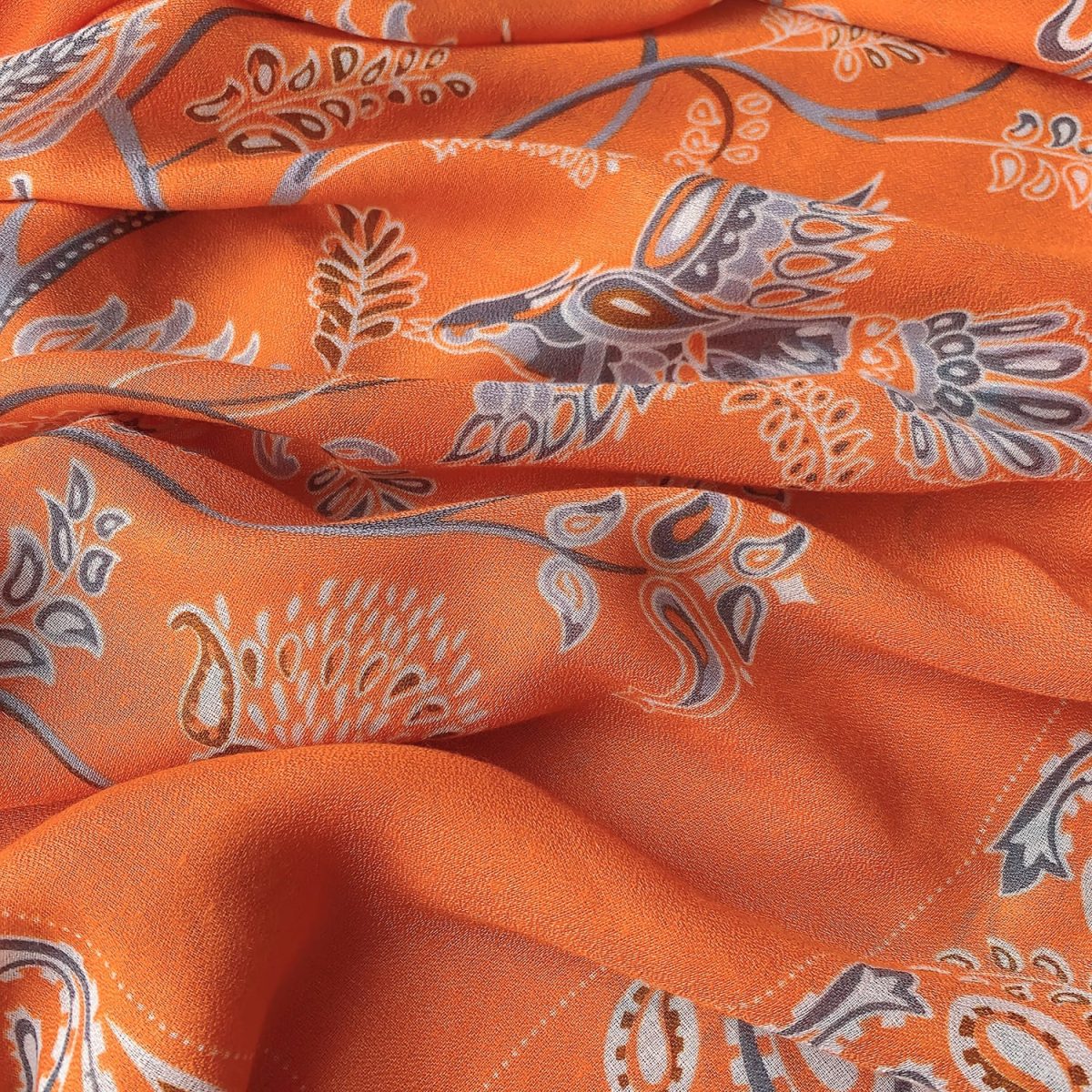 Yam Printed Cotton Scarf – view 3