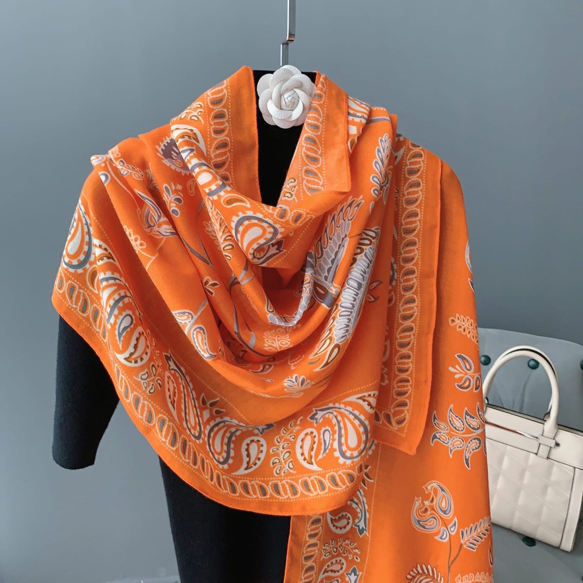 Yam Printed Cotton Scarf – HeadScarf.pk