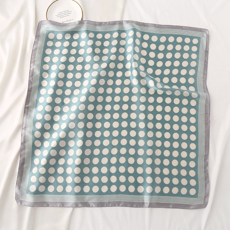 Green Elite Satin Silk Neck Scarf 2 – view 2